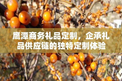 鹰潭商务礼品定制，企承礼品供应链的独特定制体验